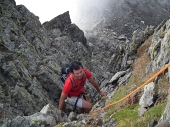 PIZZO PORIS (2712 m.) salito dalla VARIANTE ALPINISTICA S-O e sceso dalla NORMALE N-E il 27 settembre 2011 - FOTOGALLERY